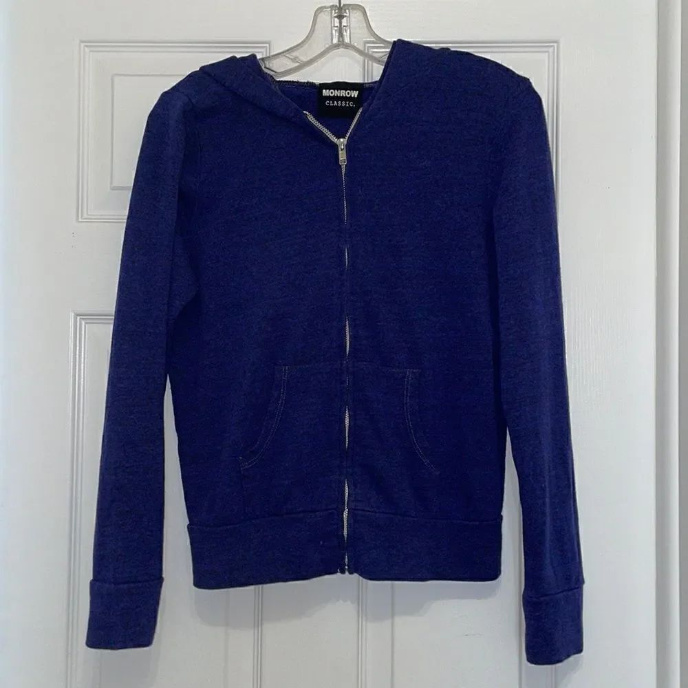 Monrow Classic Blue Hoodie